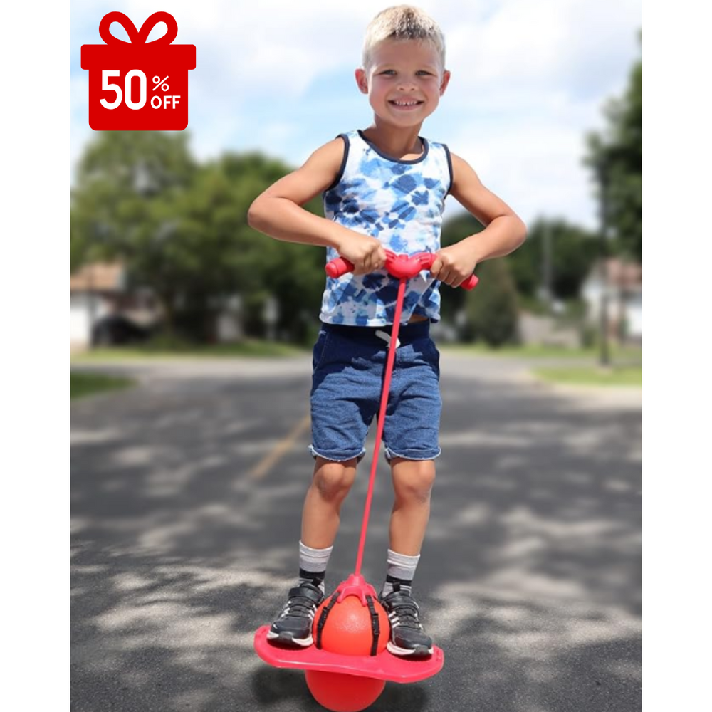 BounceBuddy Springball für Kinder – Langlebiges und sicheres Outdoorspielzeug für aktiven Sommerspaß