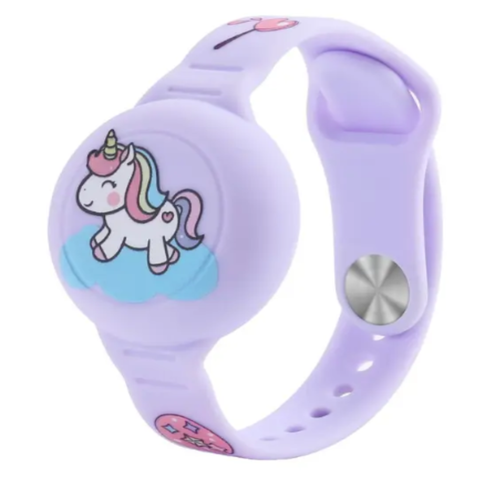 DinoSafe Airtag Armband – Sicherheitsarmband für Kinder mit AirTag-Tracking für Outdoor-Abenteuer