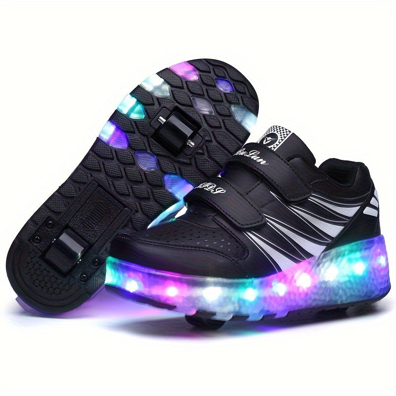 FlashRunners LED Rollschuh Sneaker – Abnehmbare Räder | Gr. 26-35