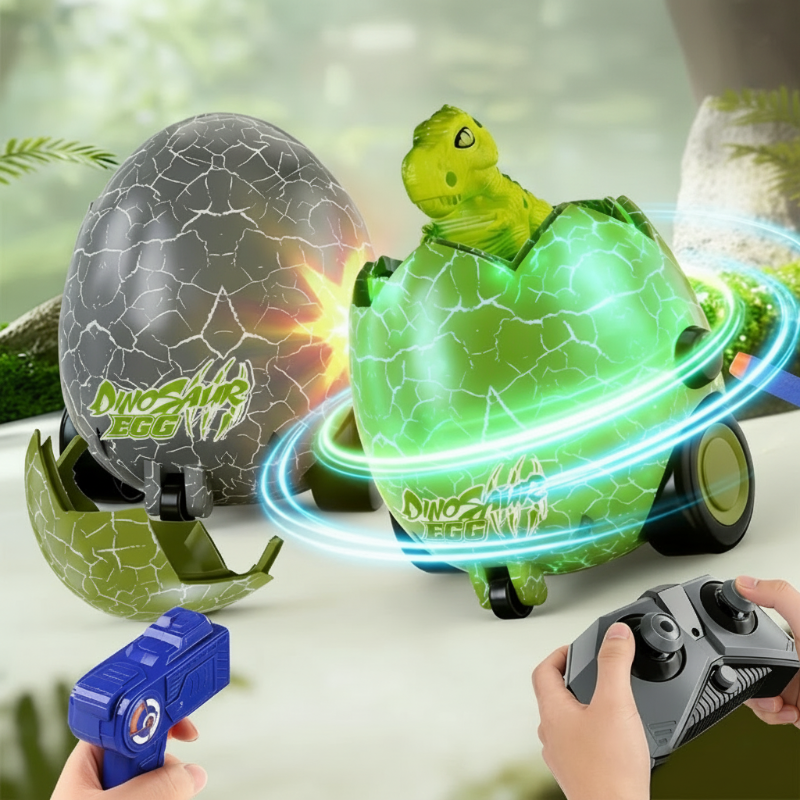 RC-Dinosaurier-Ei – Ferngesteuert mit Licht, Sound & schlüpfendem Dino