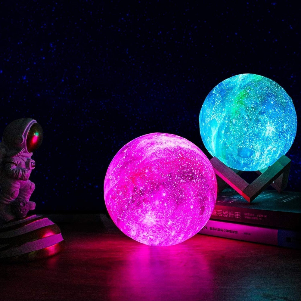 Sternenprojektor Nachtlicht aufladbar – Touch-Bedienung, dimmbar, Kinderzimmer | Projektorlampe