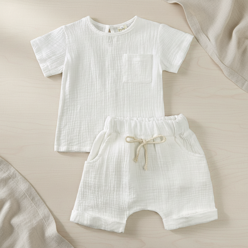 Baby Sommer Outfit – Luftiges 2-Teiliges Kleidungsset | 3 Mon. – 3 J.