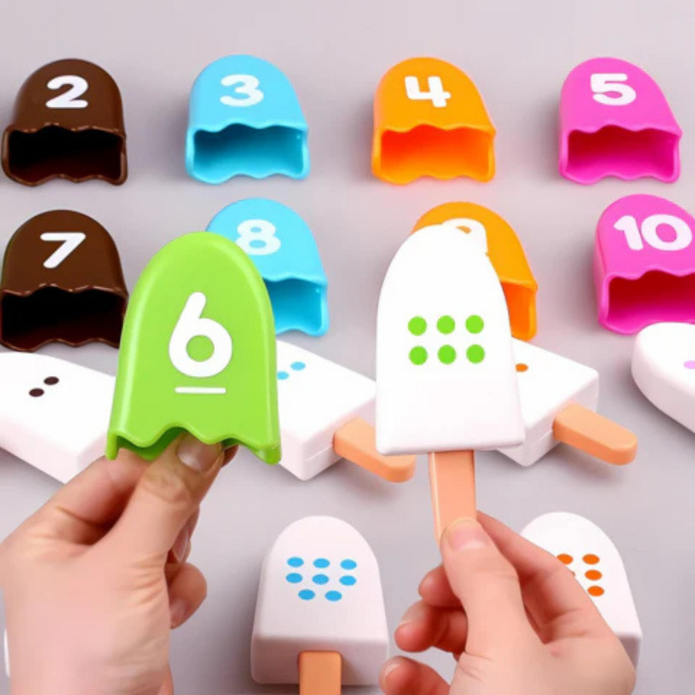 Bildungsspielzeug Eiscreme Zählen – Rechnen & Zahlen für Kleinkinder (3–5 Jahre)
