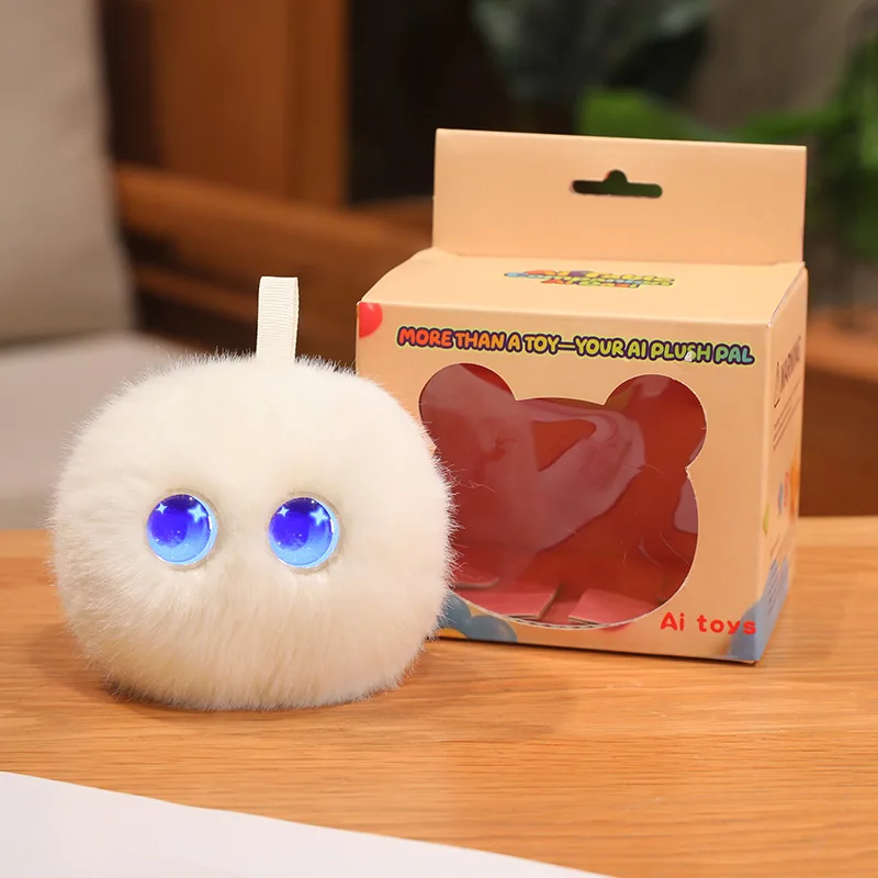 KI-Kuscheltier mit Sprachfunktion – Berührungsreaktion, 66+ Sprachen, USB-C | sprechender Plüsch