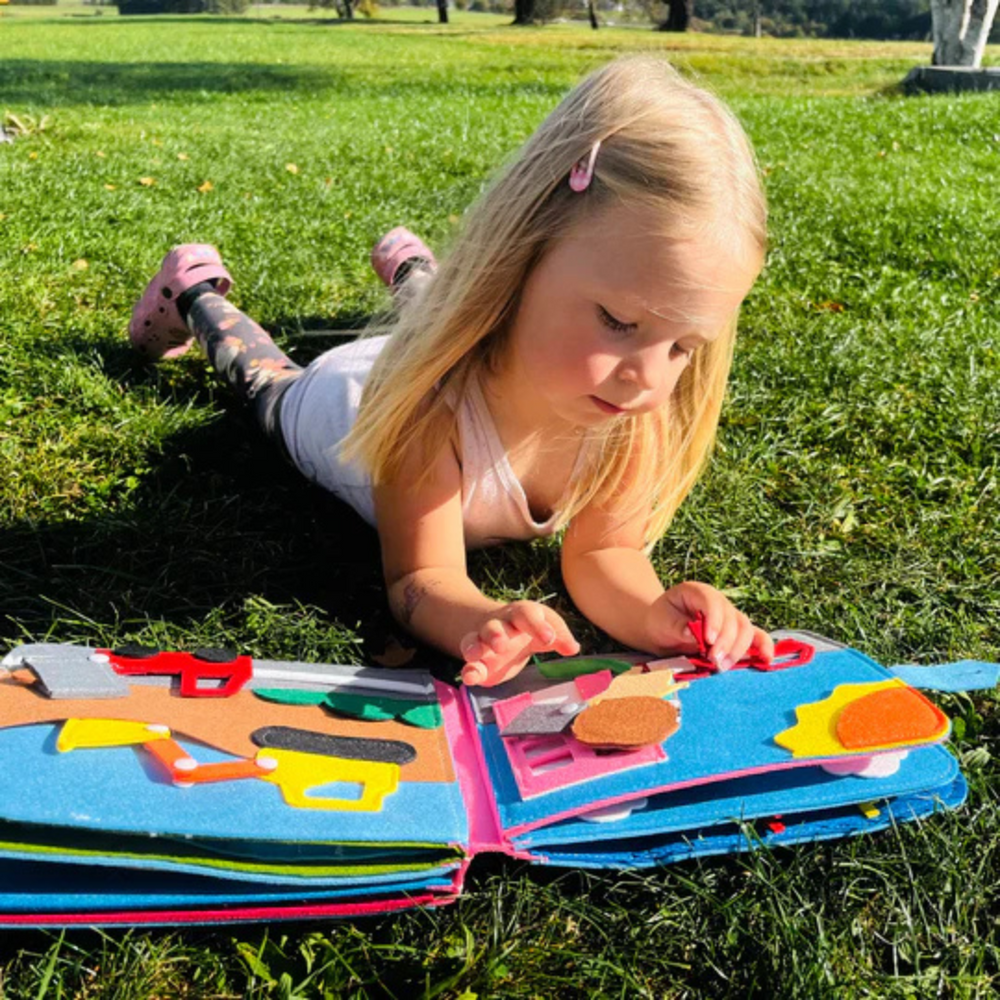 Montessori Aktivitätsbuch für Kleinkinder – Lern- & Reisespielzeug 2–5 Jahre