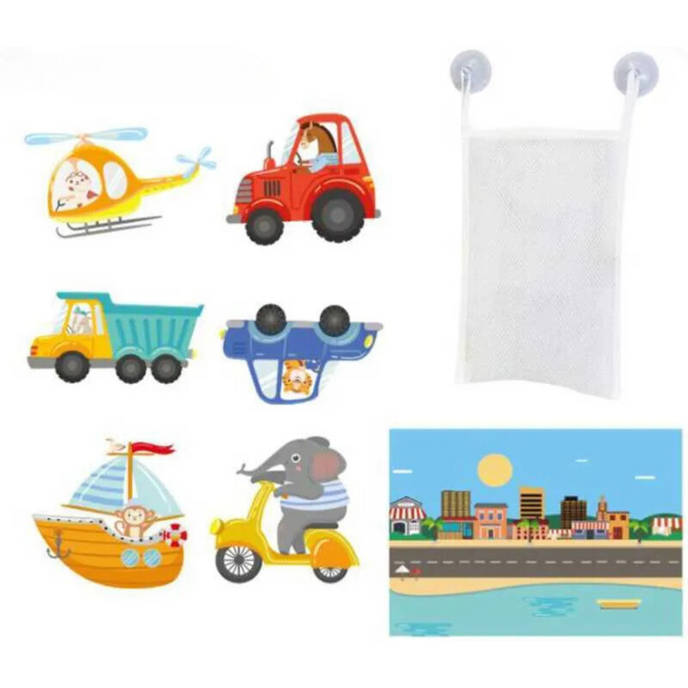 Badpuzzle Tiere für Baby & Kleinkind – Schaumstoff-Badespielzeug Lernend & Schwimmend – AquaTierchen Set (20 Stück)