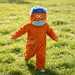 Kinder-Onesie mit Monsterdesign und Kapuze – weicher Stoff, lockere Passform | Kostüm-Overall