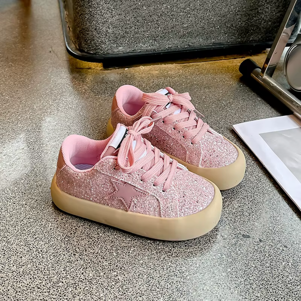 Glitter Sneakers Mädchen – Bequeme & Stilvolle Kinderschuhe | Lumina Kids