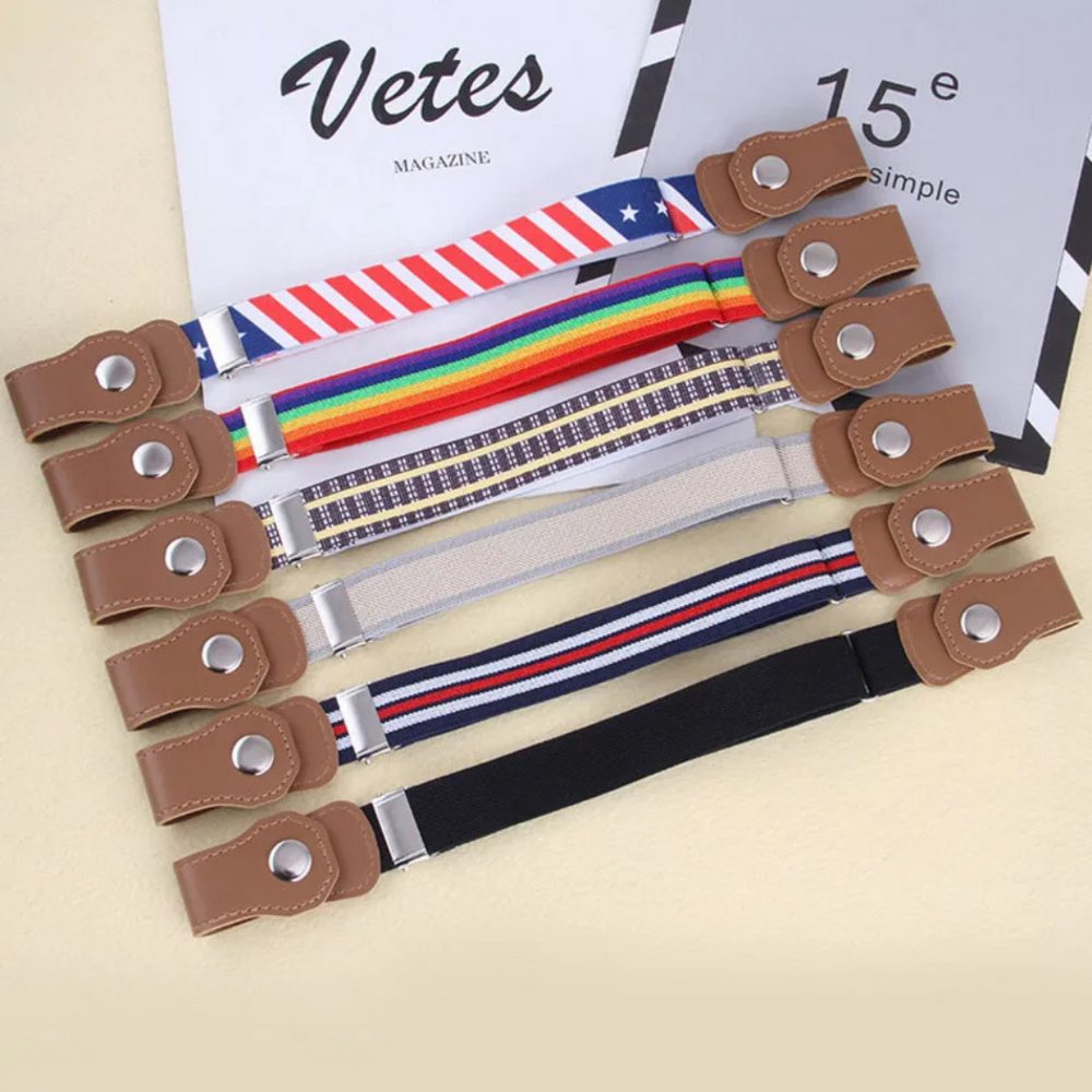 StretchFit Elastischer Kindergürtel – Bequem & Verstellbar für Aktive Kinder | Ohne Schnallen, Perfekte Passform