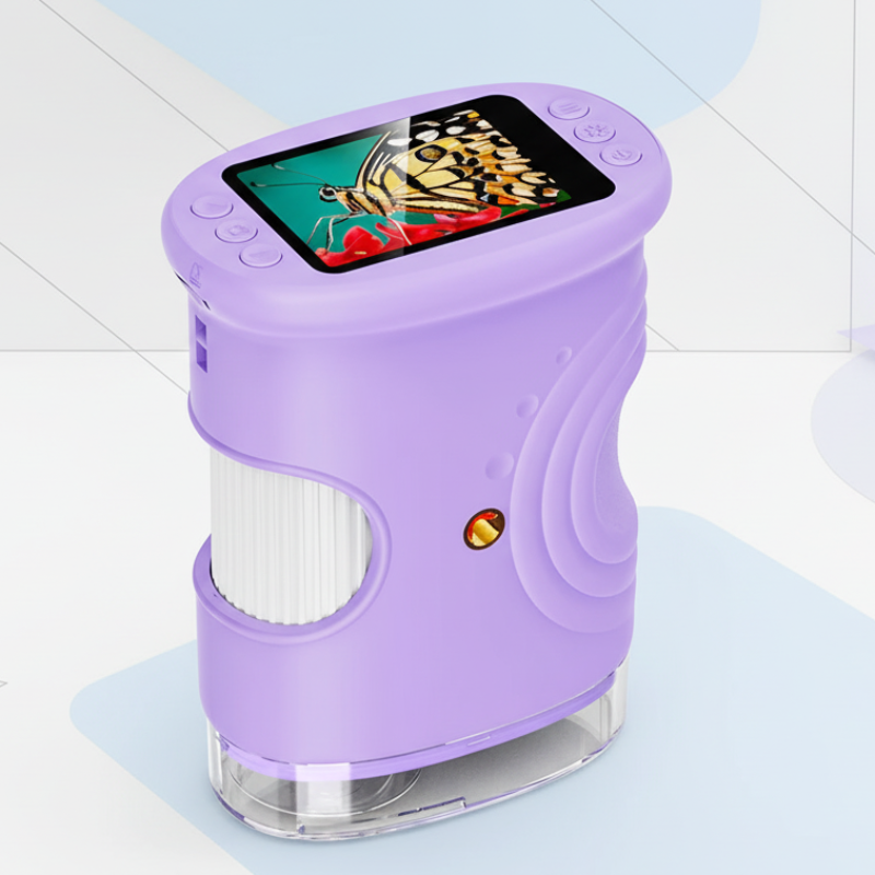 Digitales Mini-Mikroskop für Kinder – Aufladbar & Tragbar