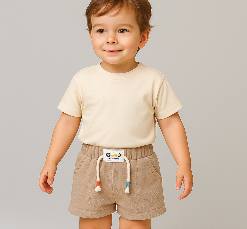 Kinder Sommer-Shorts – Leicht & Schnell Trocknend | Ideal zum Spielen & für den Urlaub Größe 0-9 Jahre