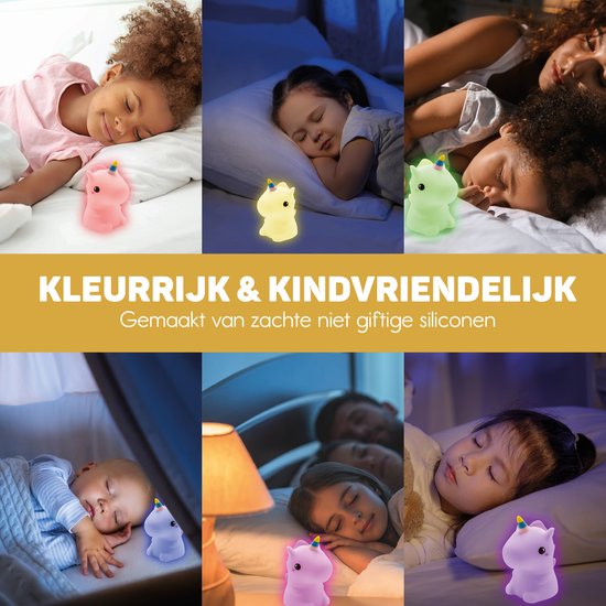 Unicorn Nachtlicht für Kinder – Magischer Schlafbegleiter mit USB-Ladefunktion