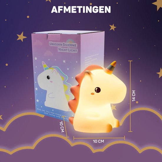 Unicorn Nachtlicht für Kinder – Magischer Schlafbegleiter mit USB-Ladefunktion