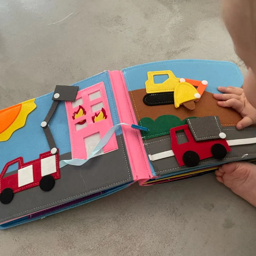 Montessori Aktivitätsbuch für Kleinkinder – Lern- & Reisespielzeug 2–5 Jahre