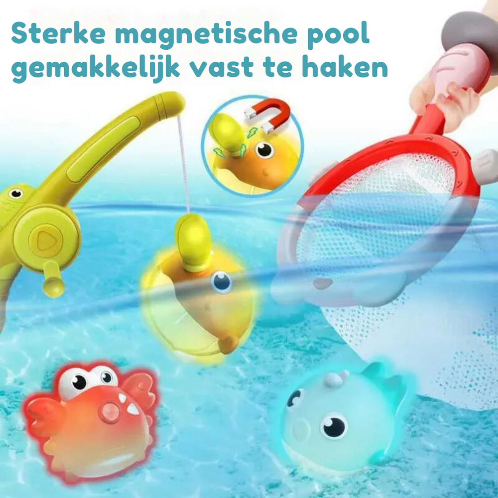Magnetisches Angel-Badespiel mit Licht | Lustiges & Lehrreiches Badespielzeug für Kleinkinder