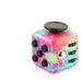 Fidget Cube mit 6 taktilen Seiten – leise Klickknöpfe, Stahlkugel, Taschenformat | Handspielzeug