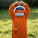 Kinder-Onesie mit Monsterdesign und Kapuze – weicher Stoff, lockere Passform | Kostüm-Overall