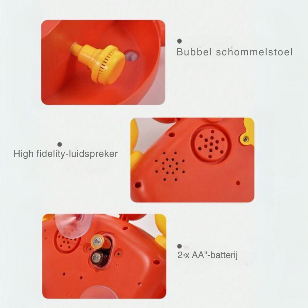 Bubbelkrab Badespielzeug – Lustiger & Sicherer Blubbermacher für Kinder von 3–6 Jahren