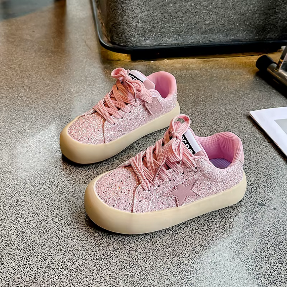 Glitter Sneakers Mädchen – Bequeme & Stilvolle Kinderschuhe | Lumina Kids
