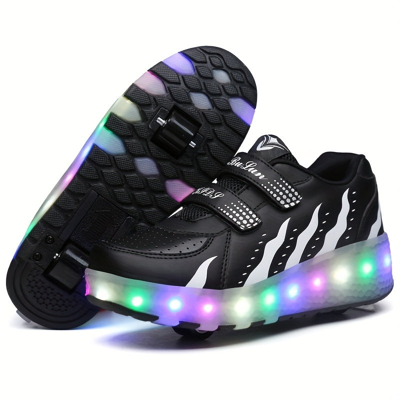 FlashRunners LED Rollschuh Sneaker – Abnehmbare Räder | Gr. 26-35