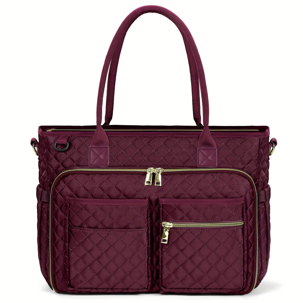 Laptoptasche Damen 15,6 Zoll gepolstert – Schultergurt, Isolierfach, Trolleygurt | Arbeitstasche