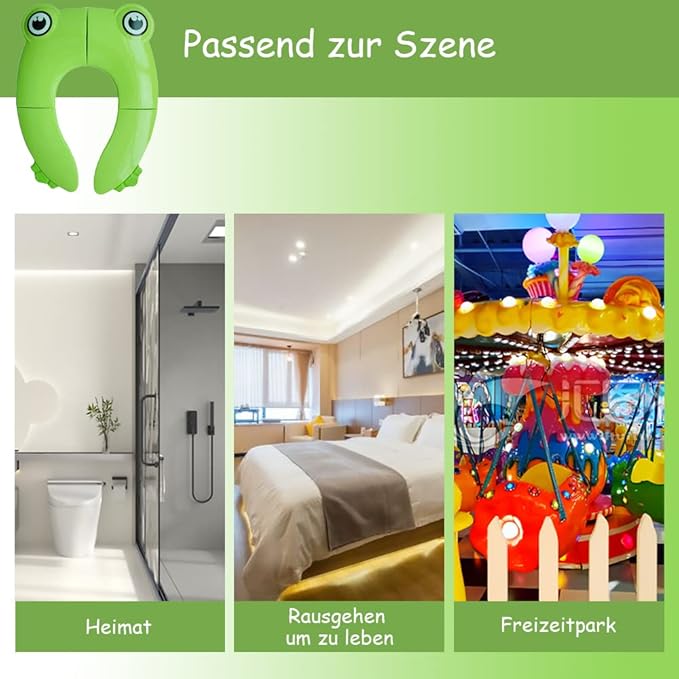 Klappbarer Toilettensitz für Kleinkinder – Kompakt, Rutschfest & Hygienisch | TidyTots