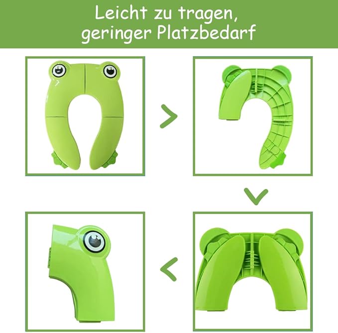 Klappbarer Toilettensitz für Kleinkinder – Kompakt, Rutschfest & Hygienisch | TidyTots