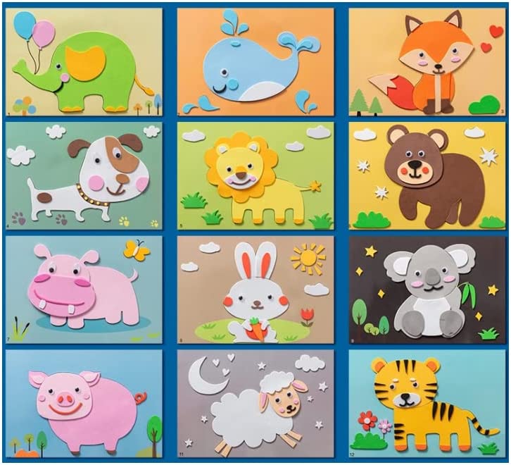 3D Sticker Puzzles für Kinder – Kreatives und Pädagogisches Spiel aus Sicherem Schaumstoff