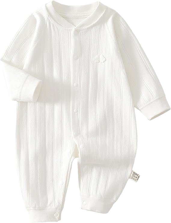 Baby Pyjamas Bomullssovdräkt – Mjuk & Bekväm | 0-18 mån
