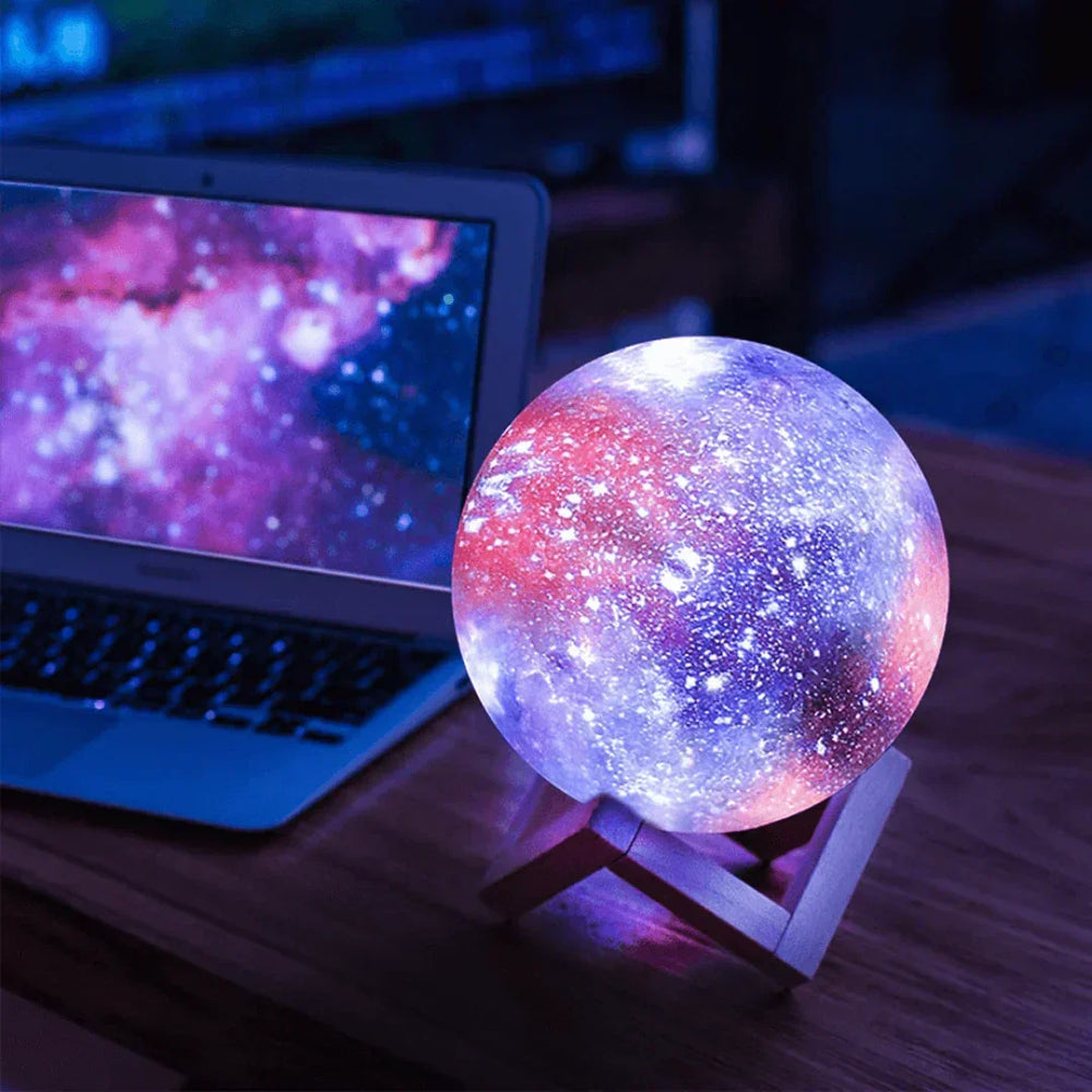 Sternenprojektor Nachtlicht aufladbar – Touch-Bedienung, dimmbar, Kinderzimmer | Projektorlampe