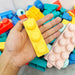 Weiche Bausteine aus Gummi für Babys – großes Format, sensorisch | Bauspielzeug