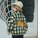 Kinderkleidung aus Teddyfleece mit Print – Jacke, Weste oder Hose, Reißverschluss | Berberfleece