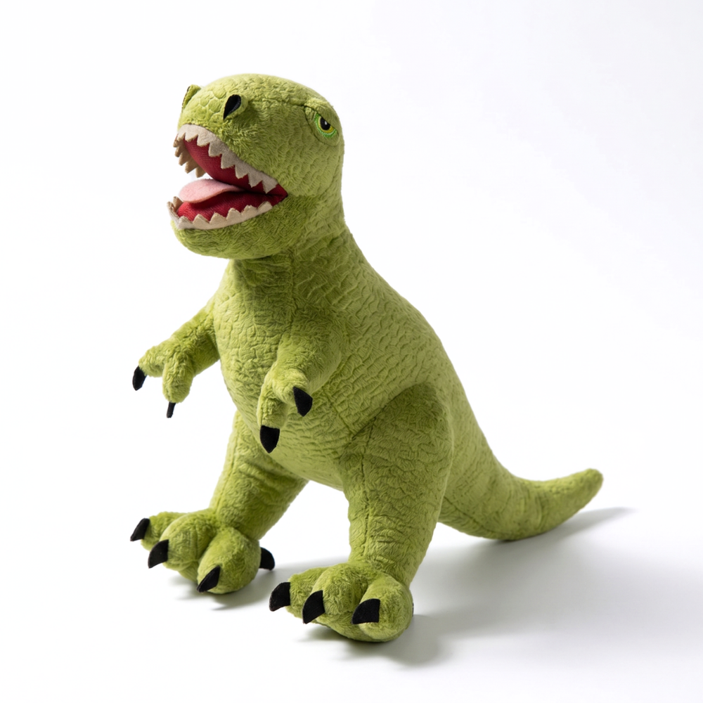 Dinosaurier-Kuscheltier aus weichem Plüsch – sechs Figuren, freundliches Gesicht | Stofftier