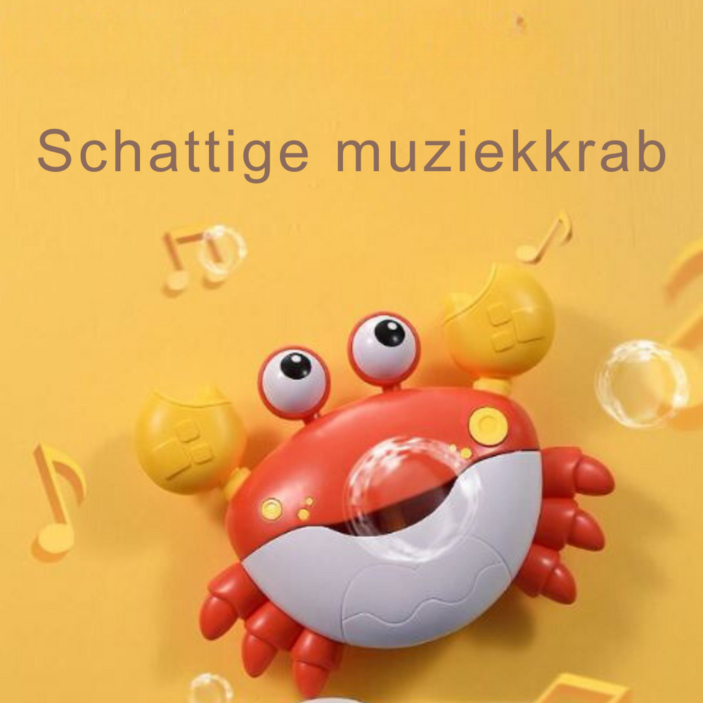 Badeblasen-Krabbe mit Musik – Interaktives Badespielzeug für Kleinkinder