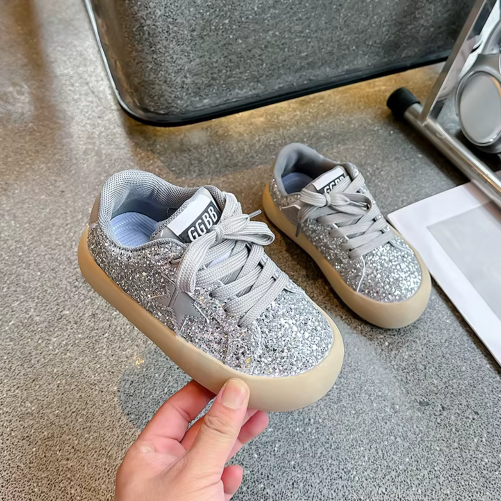 Glitter Sneakers Mädchen – Bequeme & Stilvolle Kinderschuhe | Lumina Kids
