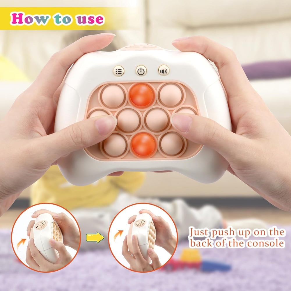 ReflexClick Reaktionsspiel für Kinder – Reflexe & Konzentration Fördern | Pädagogisches Pop-It-Spiel mit Licht und Ton