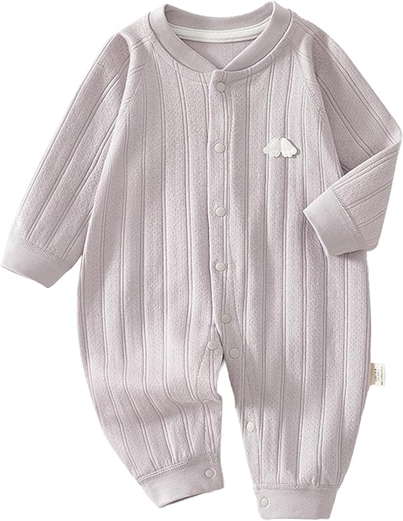 Baby Pyjamas Bomullssovdräkt – Mjuk & Bekväm | 0-18 mån
