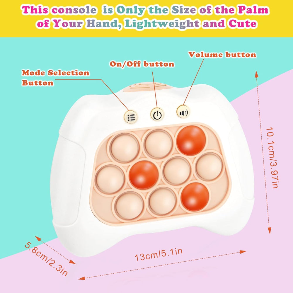 ReflexClick Reaktionsspiel für Kinder – Reflexe & Konzentration Fördern | Pädagogisches Pop-It-Spiel mit Licht und Ton