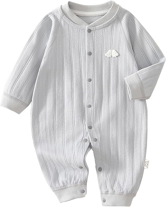 Baby Pyjamas Bomullssovdräkt – Mjuk & Bekväm | 0-18 mån
