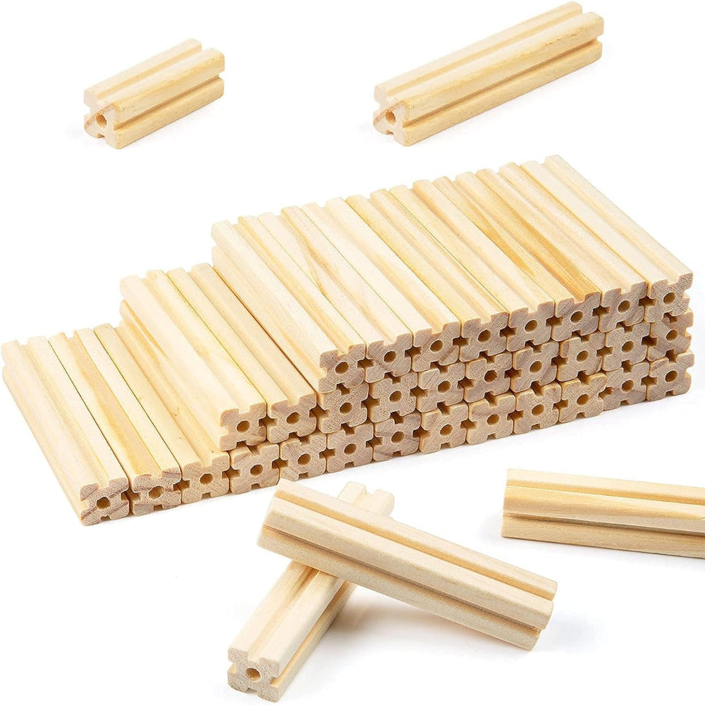 Holz Bauset für Kinder – Nachhaltiger Burgenbau mit Bausteinen | WoodWise Kreatives Spielzeug ab 3 Jahren