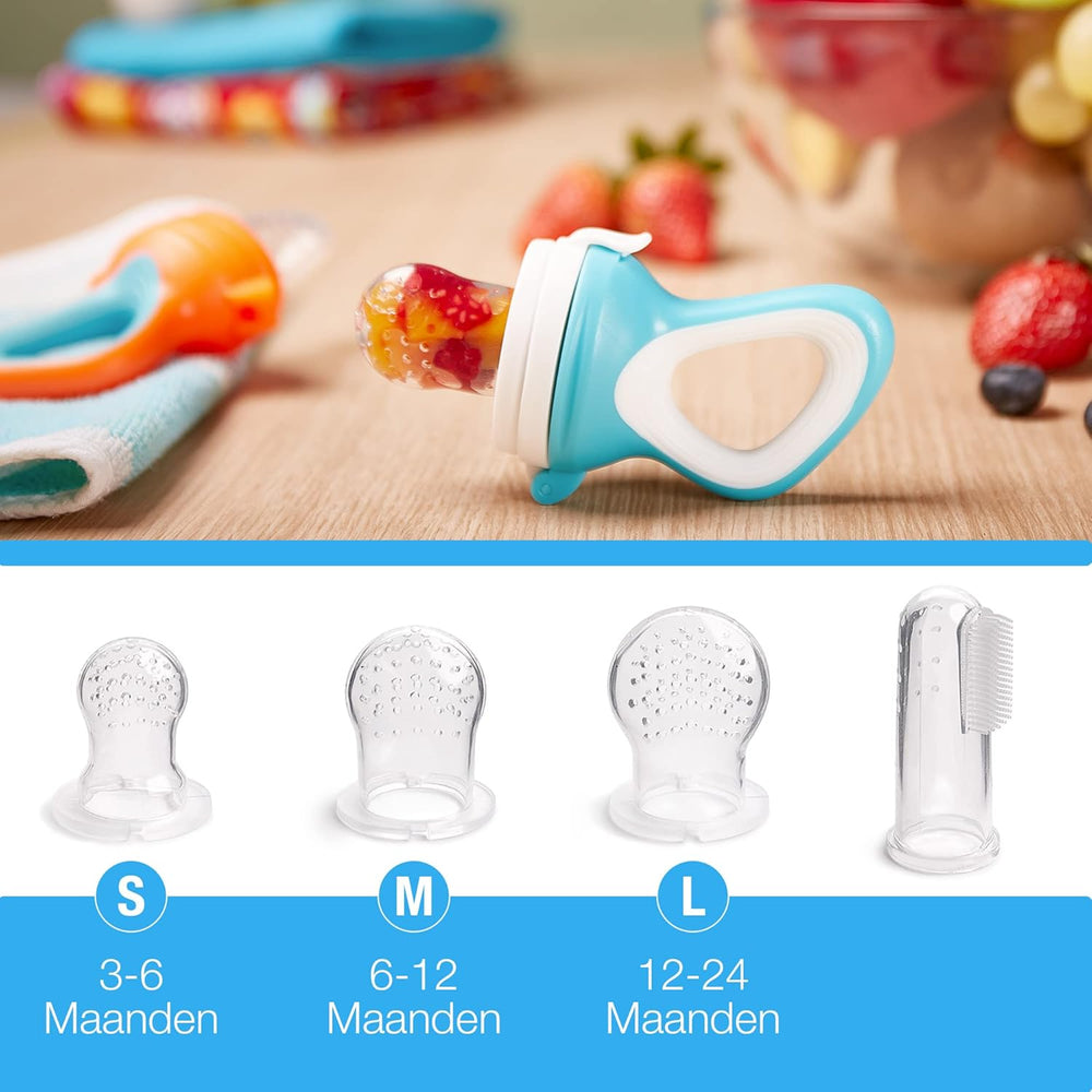 FruityBite Baby-Feeding-Sauger – 1+1 Kostenlos | Sicheres Probieren für Erste Breimahlzeiten & Zahnungszeit von LiloBébé