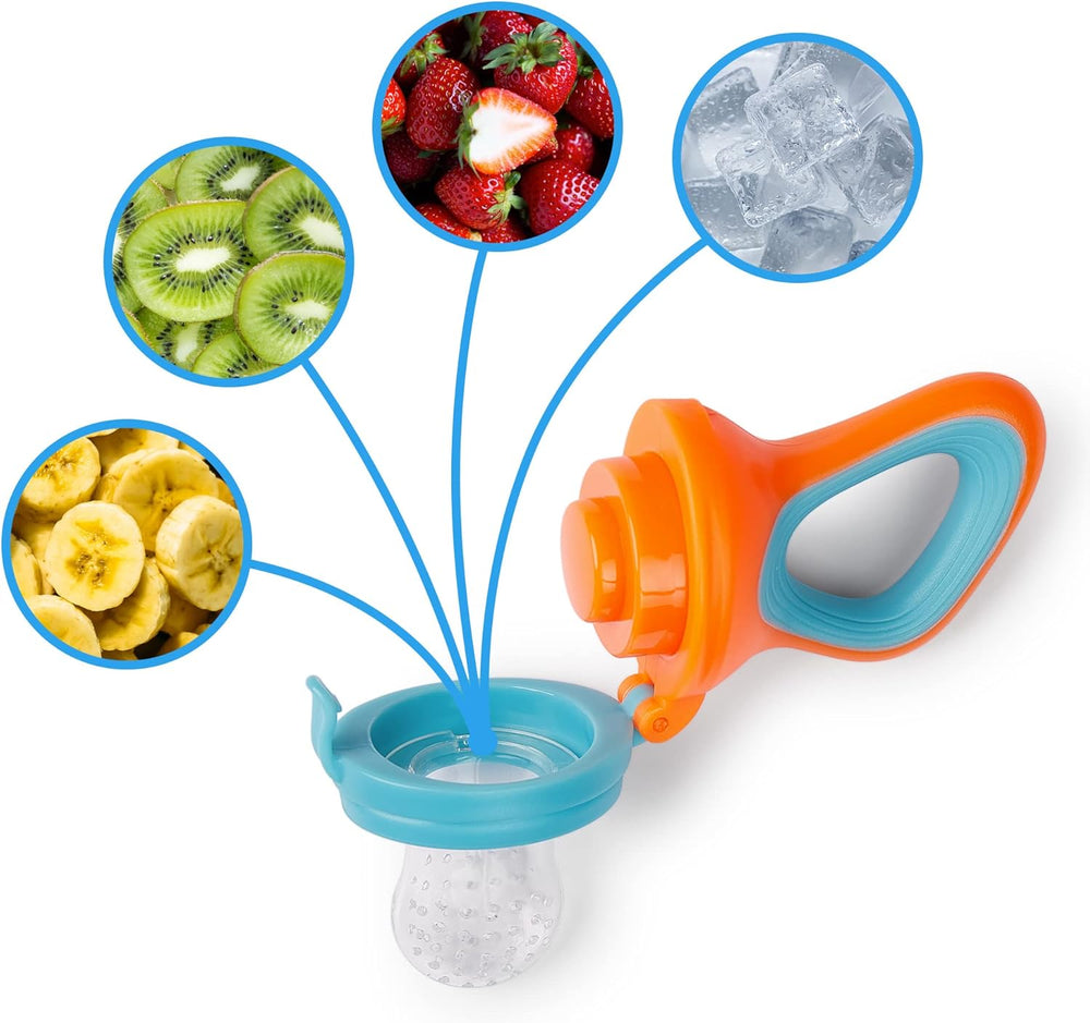 FruityBite Baby-Feeding-Sauger – 1+1 Kostenlos | Sicheres Probieren für Erste Breimahlzeiten & Zahnungszeit von LiloBébé