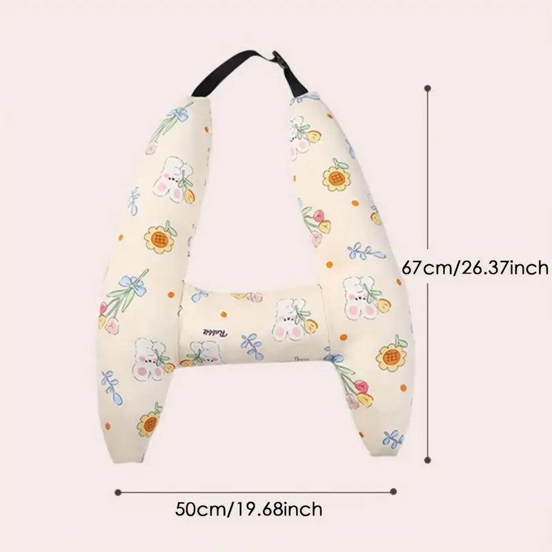 TravelComfort Auto-Reisekissen – Perfekte Kopf- und Nackenunterstützung für Kinder auf langen Fahrten