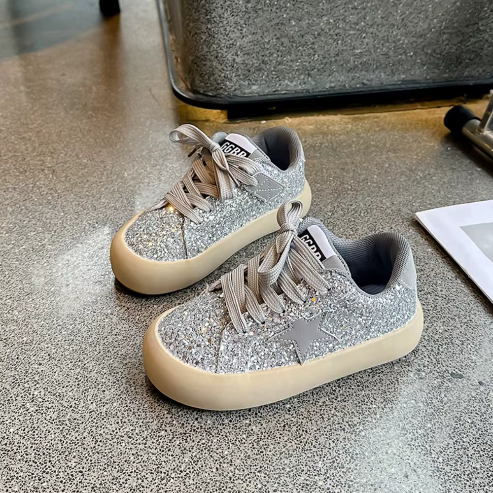 Glitter Sneakers Mädchen – Bequeme & Stilvolle Kinderschuhe | Lumina Kids