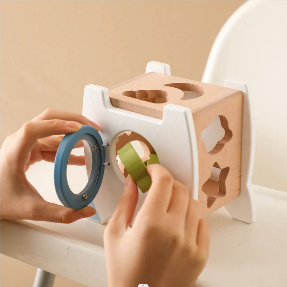 Pädagogisches Holz-Raum-Bauspiel | SpaceBuild Kreatives & Montessori Spielzeug