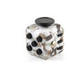 Fidget Cube mit 6 taktilen Seiten – leise Klickknöpfe, Stahlkugel, Taschenformat | Handspielzeug