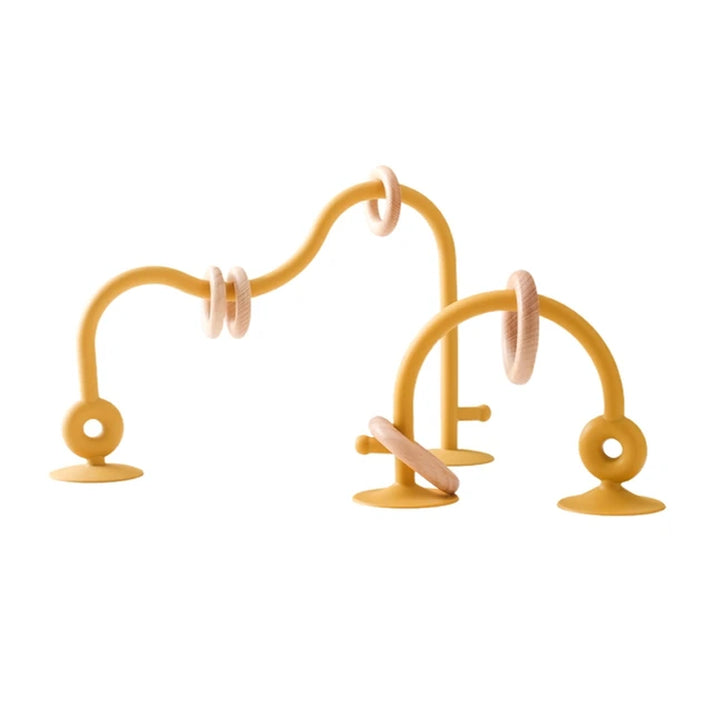 Stacky Fun Silikon Ring Tischspiel – Pädagogisches Spielzeug für Babys und Kleinkinder