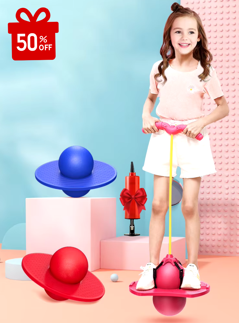 BounceBuddy Springball für Kinder – Langlebiges und sicheres Outdoorspielzeug für aktiven Sommerspaß