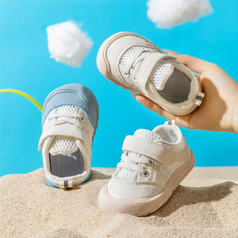 Kindersneaker mit flexibler Sohle – atmungsaktiv, rutschfest, Klettverschluss | Lauflernschuhe
