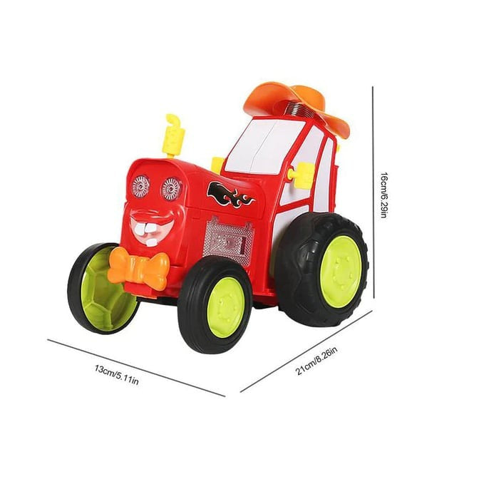 TurboTwist Stuntwagen – Fernsteuerbares RC-Auto mit Lichteffekten & Musik – 360° Flips und tanzende Bewegungen